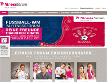 Tablet Screenshot of fitnessforum-fn.de